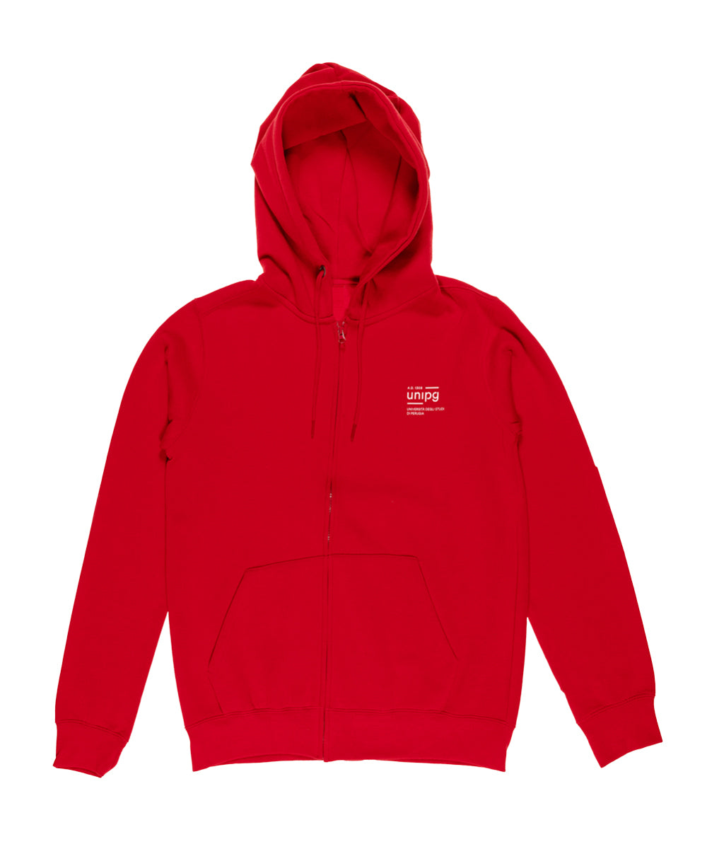 Felpa full zip UNIPG