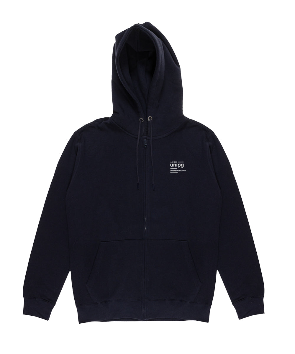 Felpa full zip UNIPG