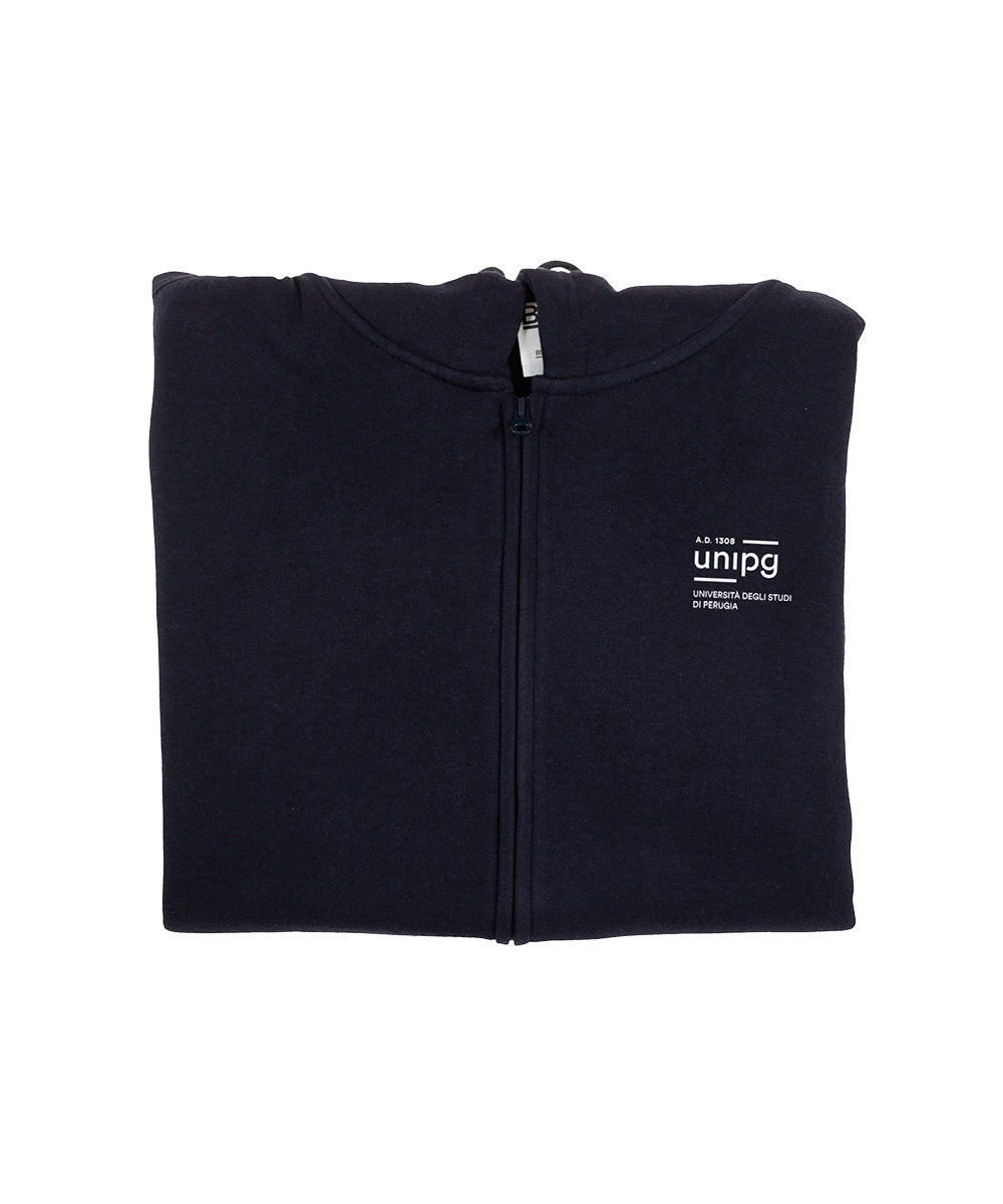 Felpa full zip UNIPG