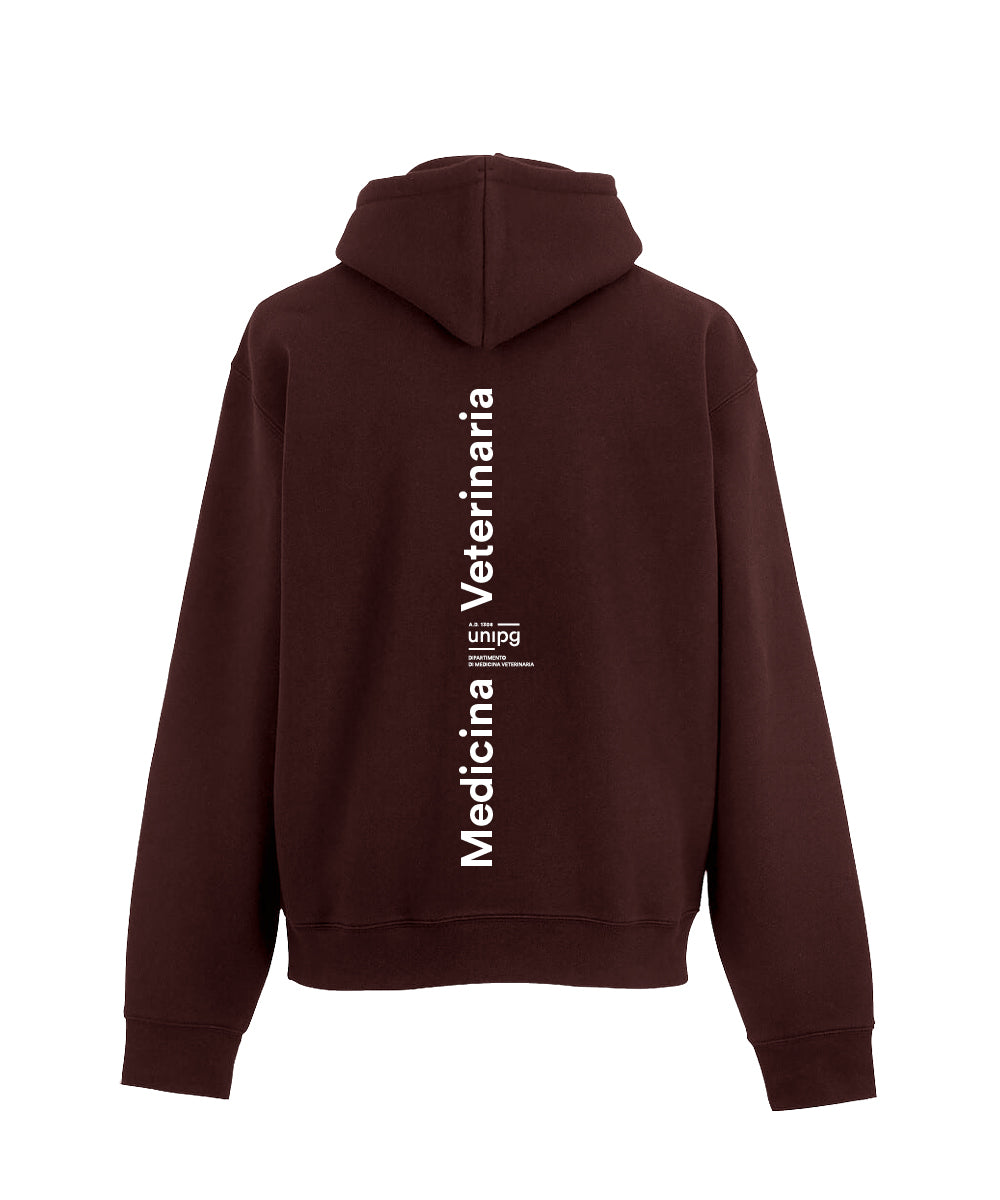 Felpa con zip UNIPG — Medicina Veterinaria